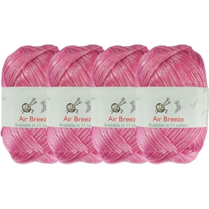 image:imageJubileeYarn Air Breeze Yarn  50gSkein Sport Acrylic  Ballerina Pink  4 skeins02 Ballerina Pink