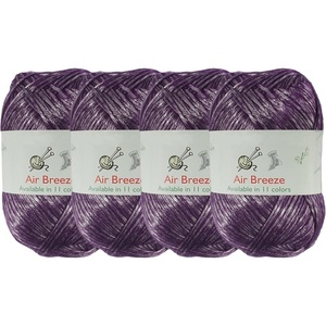 image:imageJubileeYarn Air Breeze Yarn  50gSkein Sport Acrylic  Ballerina Pink  4 skeins05 Passion Purple