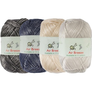 image:imageJubileeYarn Air Breeze Yarn  50gSkein Sport Acrylic  Ballerina Pink  4 skeinsShades of Storm