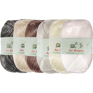 image:imageJubileeYarn Air Breeze Yarn  50gSkein Sport Acrylic  Ballerina Pink  4 skeinsSummer Swirl Colorway