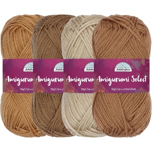 image:imageJubileeYarn Amigurumi Select Yarn  DK Acrylic  Shades of Blue  4 SkeinsShades of Brown