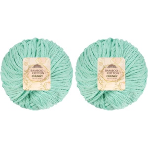 image:imageJubileeYarn Bamboo Cotton Chunky Yarn  100gBall  Primrose Pink  4 Balls221 Caribbean Reef