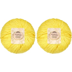 image:imageJubileeYarn Bamboo Cotton Chunky Yarn  100gBall  Primrose Pink  4 Balls404 Yellow Brick Road