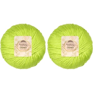 image:imageJubileeYarn Bamboo Cotton Chunky Yarn  100gBall  Primrose Pink  4 Balls406 Avocado