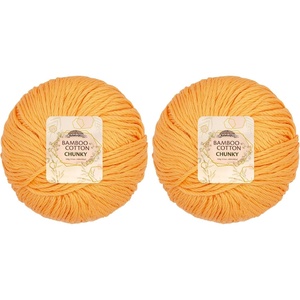 image:imageJubileeYarn Bamboo Cotton Chunky Yarn  100gBall  Primrose Pink  4 Balls412 Summer Sun