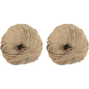 image:imageJubileeYarn Bamboo Cotton Sport Yarn  50gSkein  Lilacs  4 Skeins215 Sand Cliff Brown