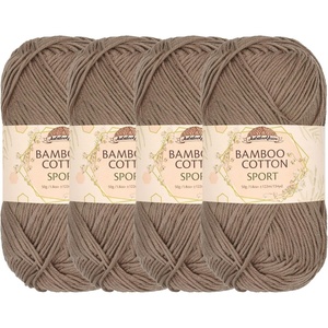 image:imageJubileeYarn Bamboo Cotton Sport Yarn  50gSkein  Lilacs  4 Skeins6TC25 Coffee Lover