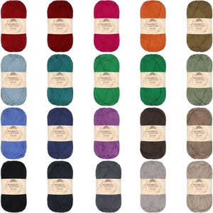 image:imageJubileeYarn Bamboo Cotton Sport Yarn  50gSkein  Shades of Purple  4 SkeinsDark Colors