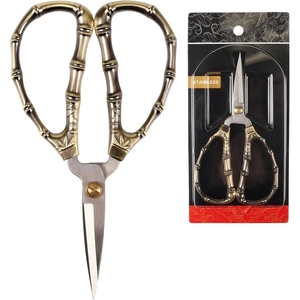 image:imageJubileeYarn Bamboo Stalk Embroidery Craft Scissors  Extra Large  1 PairLarge