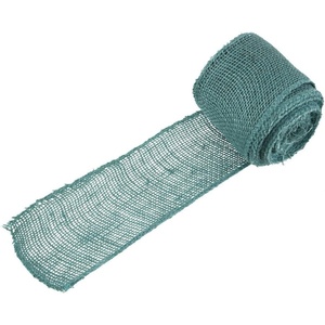 image:imageJubileeYarn Burlap Fabric Craft Ribbon Rolls  3 Inches Wide 10 Yards Long  Steel Blue  10 Rolls