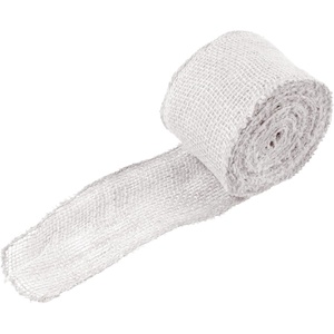 image:imageJubileeYarn Burlap Jute Craft Ribbon  3 x 10 Yards  Pumpkin  3 RollsWhite