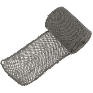 image:imageJubileeYarn Burlap Jute Craft Ribbon  55 x 10 Yards  Ocean Blue  1 RollGrey
