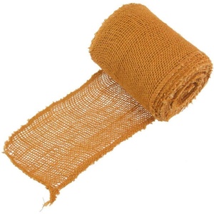 image:imageJubileeYarn Burlap Jute Craft Ribbon  55 x 10 Yards  Ocean Blue  1 RollPumpkin