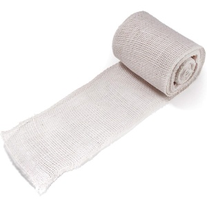image:imageJubileeYarn Burlap Jute Craft Ribbon  55 x 10 Yards  Ocean Blue  1 RollWhite