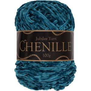 image:imageJubileeYarn Chenille Yarn  100gCake Worsted Polyester  Olive Oil  2 Cakes011 Cerulean
