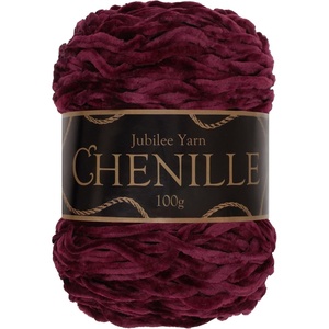 image:imageJubileeYarn Chenille Yarn  100gCake Worsted Polyester  Olive Oil  2 Cakes017 Scarlet