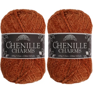 image:imageJubileeYarn Chenille Yarn  100gCake Worsted Polyester  Olive Oil  2 CakesJuju