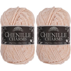 image:imageJubileeYarn Chenille Yarn  100gCake Worsted Polyester  Olive Oil  2 CakesWishbone