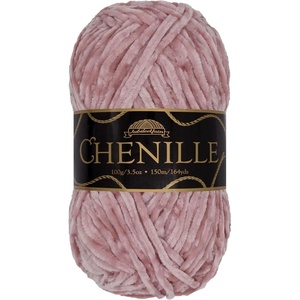 image:imageJubileeYarn Chenille Yarn  100gSkein Worsted Polyester  Algae  2 Skeins106 Ballet Slipper