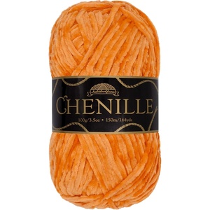 image:imageJubileeYarn Chenille Yarn  100gSkein Worsted Polyester  Algae  2 Skeins108 Ember