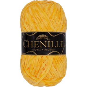 image:imageJubileeYarn Chenille Yarn  100gSkein Worsted Polyester  Algae  2 Skeins110 Topaz