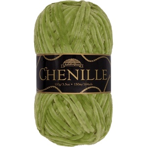 image:imageJubileeYarn Chenille Yarn  100gSkein Worsted Polyester  Algae  2 Skeins115 Algae