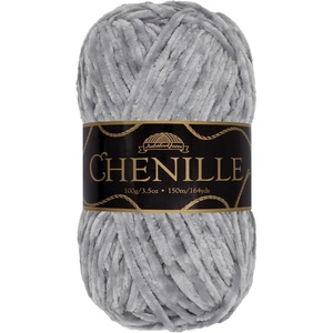 image:imageJubileeYarn Chenille Yarn  100gSkein Worsted Polyester  Algae  2 Skeins123 Relic