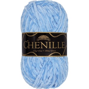 image:imageJubileeYarn Chenille Yarn  100gSkein Worsted Polyester  Algae  2 Skeins125 Sky Deity
