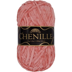 image:imageJubileeYarn Chenille Yarn  100gSkein Worsted Polyester  Algae  2 Skeins127 Rhubarb Torte
