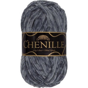image:imageJubileeYarn Chenille Yarn  100gSkein Worsted Polyester  Algae  2 Skeins131 Phantasma