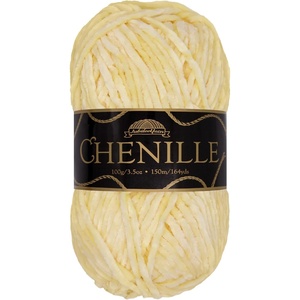 image:imageJubileeYarn Chenille Yarn  100gSkein Worsted Polyester  Algae  2 Skeins134 Citrine