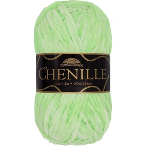 image:imageJubileeYarn Chenille Yarn  100gSkein Worsted Polyester  Algae  2 Skeins135 Ambrosia