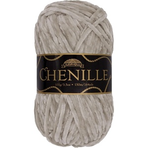 image:imageJubileeYarn Chenille Yarn  100gSkein Worsted Polyester  Algae  2 Skeins146 Luna