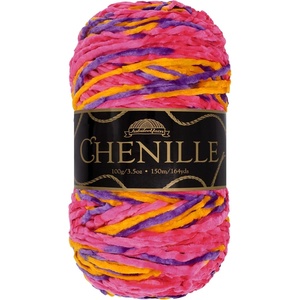 image:imageJubileeYarn Chenille Yarn  100gSkein Worsted Polyester  Shades of Brown  4 Skeins202 Agartha