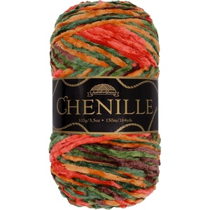 image:imageJubileeYarn Chenille Yarn  100gSkein Worsted Polyester  Shades of Brown  4 Skeins203 Valhalla