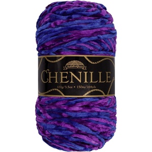 image:imageJubileeYarn Chenille Yarn  100gSkein Worsted Polyester  Shades of Brown  4 Skeins207 Elysium