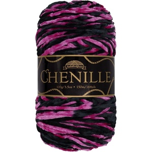 image:imageJubileeYarn Chenille Yarn  100gSkein Worsted Polyester  Shades of Brown  4 Skeins210 Avalon