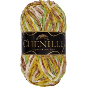 image:imageJubileeYarn Chenille Yarn  100gSkein Worsted Polyester  Shades of Brown  4 Skeins213 Summerland