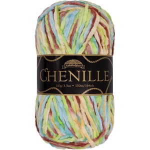image:imageJubileeYarn Chenille Yarn  100gSkein Worsted Polyester  Shades of Brown  4 Skeins214 Hawaiki