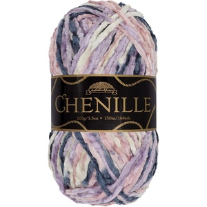 image:imageJubileeYarn Chenille Yarn  100gSkein Worsted Polyester  Shades of Brown  4 Skeins215 Fountain of Youth