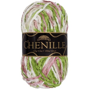 image:imageJubileeYarn Chenille Yarn  100gSkein Worsted Polyester  Shades of Brown  4 Skeins220 Garden of Eden