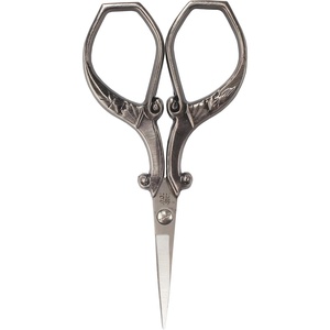 image:imageJubileeYarn Chinese Wing amp Cloud Embroidery Craft Scissors  Antique Silver  1 ScissorChinese Wing  Cloud  Antique Silver