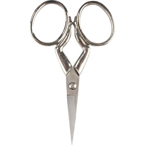 image:imageJubileeYarn Chinese Wing amp Cloud Embroidery Craft Scissors  Antique Silver  1 ScissorLeg Shaped  Silver