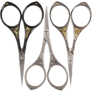image:imageJubileeYarn Chinese Wing amp Cloud Embroidery Craft Scissors  Antique Silver  1 ScissorSun Motif  Assortment