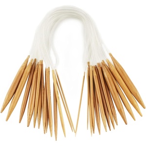 image:imageJubileeYarn Circular Bamboo Knitting Needles  24  Carbonized Brown  15 SizesCarbonized Brown