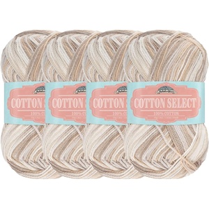 image:imageJubileeYarn Cotton Select Yarn  50gSkein Sport Weight  Blueberry Pie  4 Skeins014 Pebble Beach
