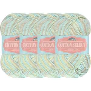 image:imageJubileeYarn Cotton Select Yarn  50gSkein Sport Weight  Blueberry Pie  4 Skeins017 Crme De Mint