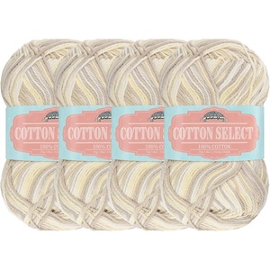 image:imageJubileeYarn Cotton Select Yarn  50gSkein Sport Weight  Blueberry Pie  4 Skeins025 Milkshake