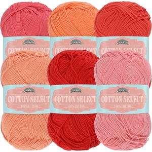 image:imageJubileeYarn Cotton Select Yarn  50gSkein Sport Weight  Blueberry Pie  4 SkeinsColorway Bonfire Pyre