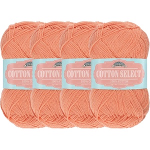image:imageJubileeYarn Cotton Select Yarn  50gSkein Sport Weight  Light Yellow  8 Skeins304 Tigerlily Orange
